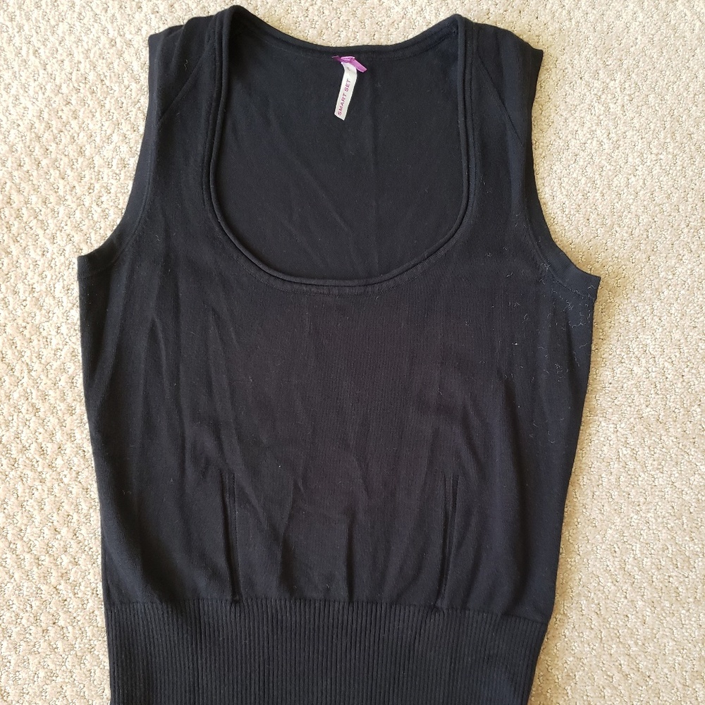 Black sweater vest